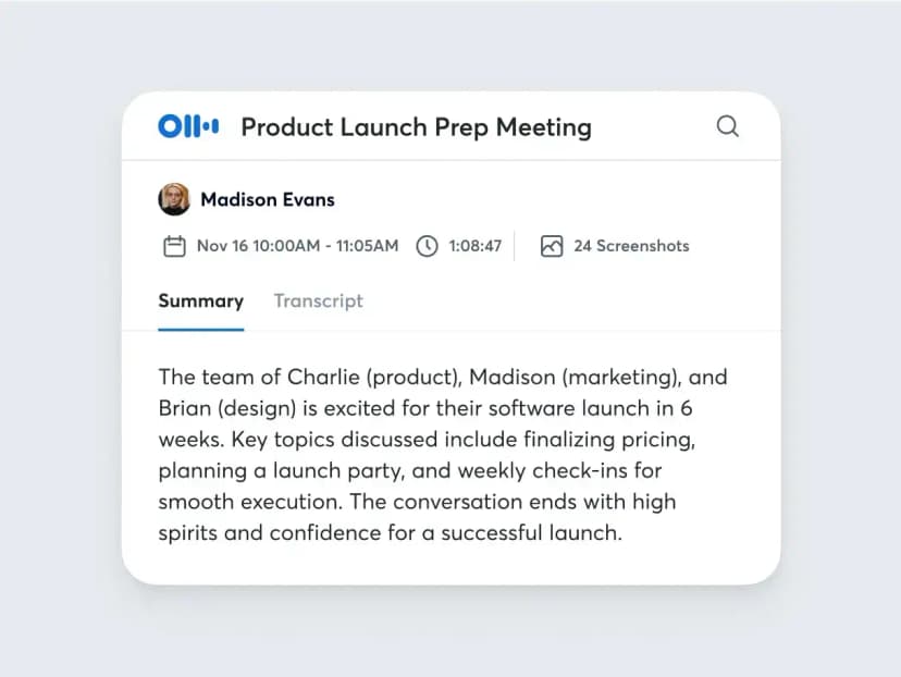 Otter ai for in person meetings